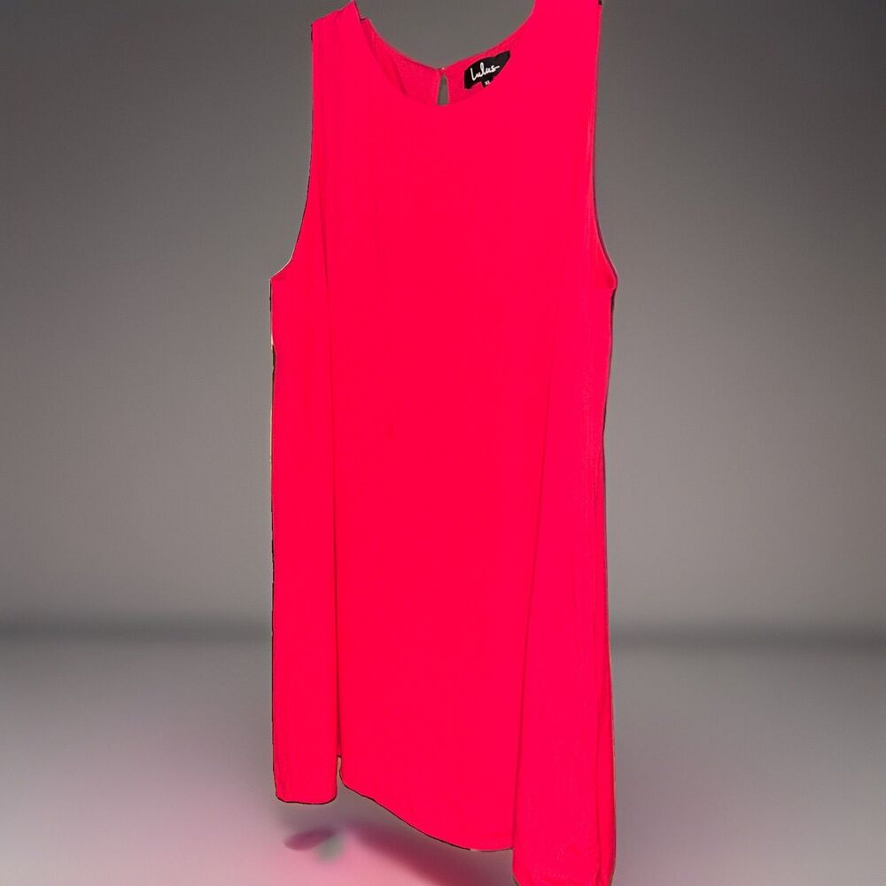 E6 Sassy Sweetheart Magenta Shift Dress XL Pink